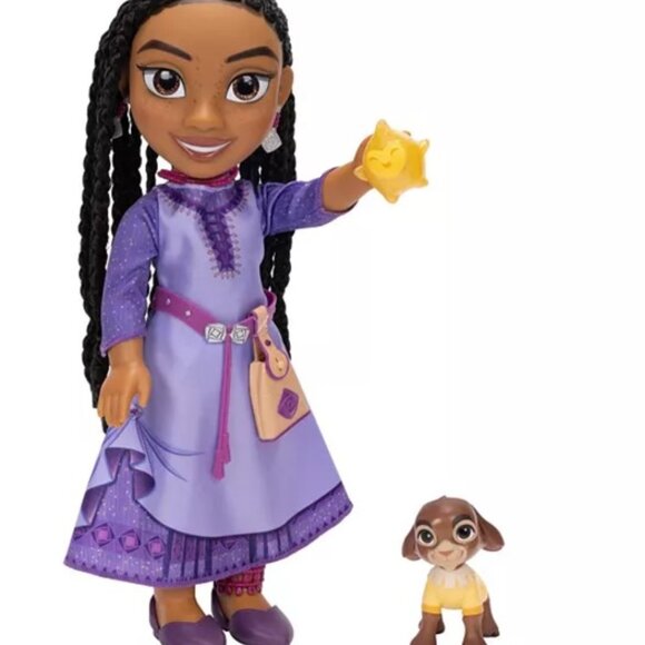 Disney Wish Large 15 inch Singing Asha Doll (NIB) - Picture 2 of 7